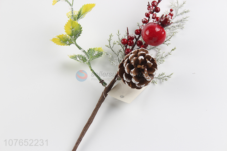 Low-priced artificial berry branch decoration Christmas twigs