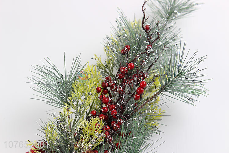 Simulation cedar branches Christmas tree decoration long branches