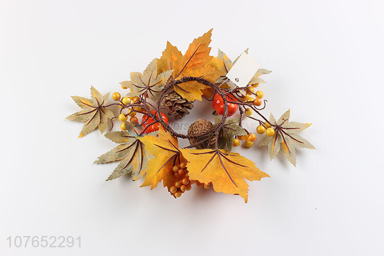 Hot sale theme party holiday decoration autumn wreath