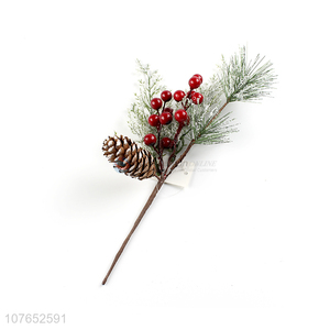 Hot-selling simulation red pine nut decoration Christmas long vine