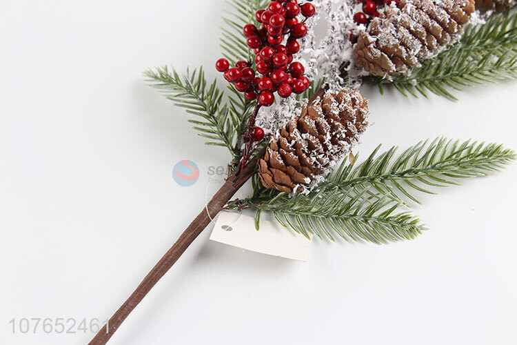 Cheap price pine cone decoration Christmas day long vine