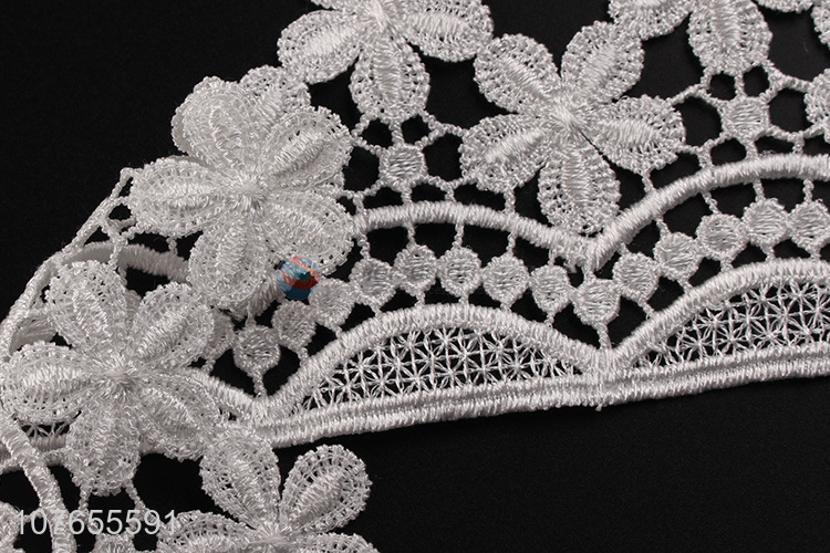 Best selling white elegant guipure lace trim lace ribbon 