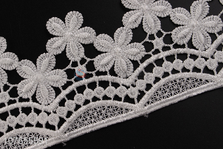 Best selling white elegant guipure lace trim lace ribbon 