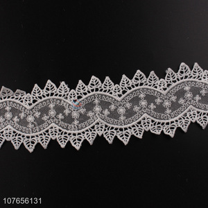 New product low price lace trim ribbon embroidery lace