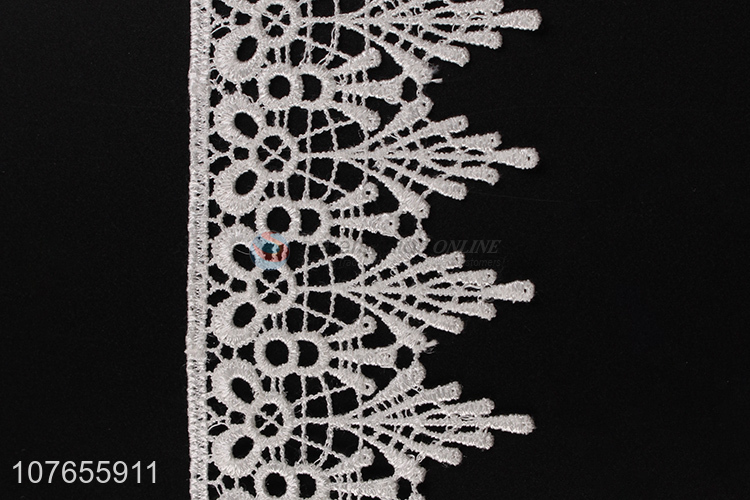 Wholesale garment accessories embroidery design lace ribbon