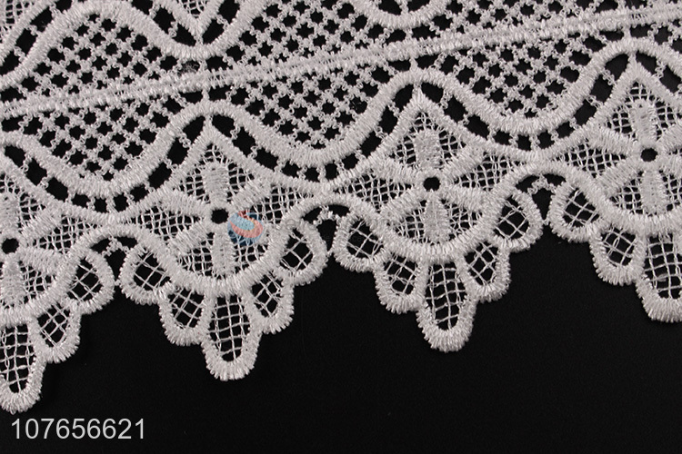 Delicate design lace trim ribbon embroidery lace