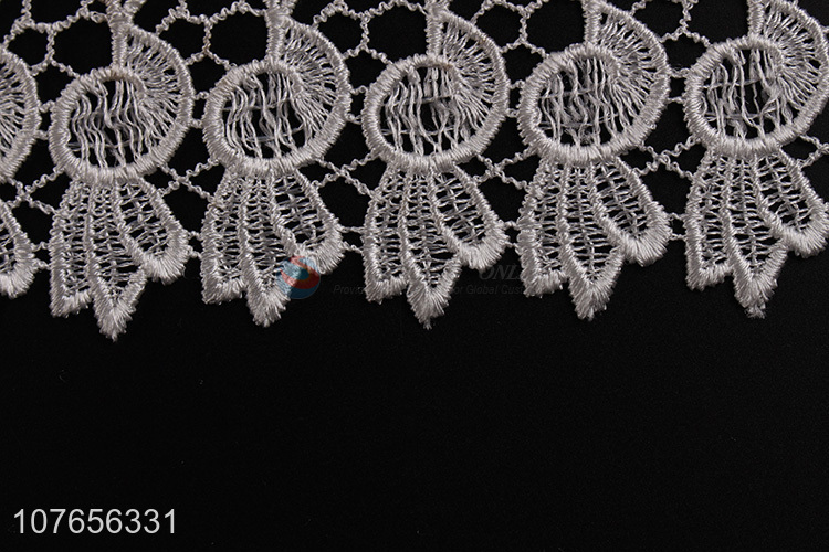 Wholesale factory price white lace ribbon for garment decoration