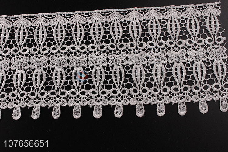 Pretty lace high quality polyester lace ribbon for garment