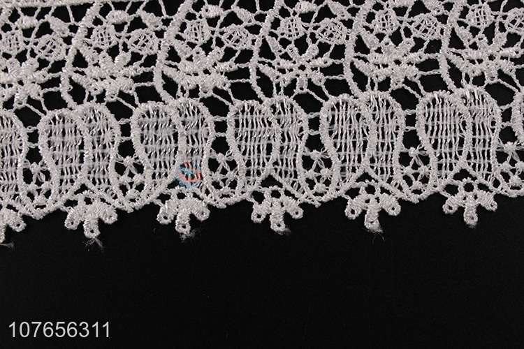 Popular product white polyester garment decoration lace ribbon