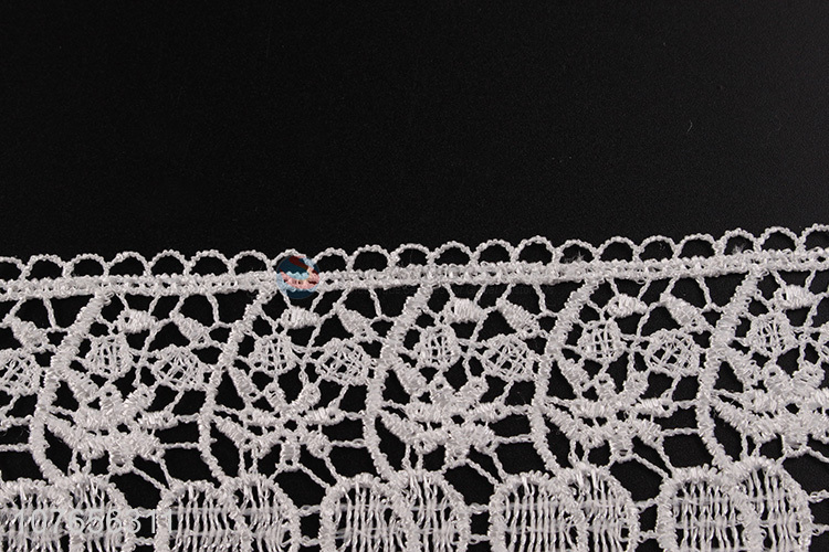 Popular product white polyester garment decoration lace ribbon