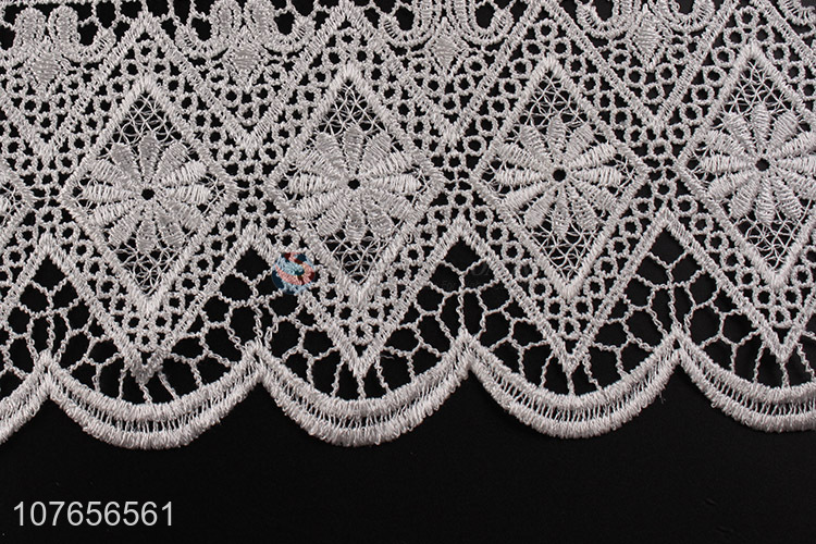 Hot sale white elegant guipure lace trim lace ribbon 