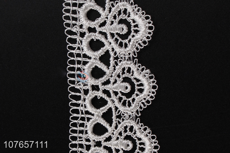 Top fashion white decorative lace trim for women dress