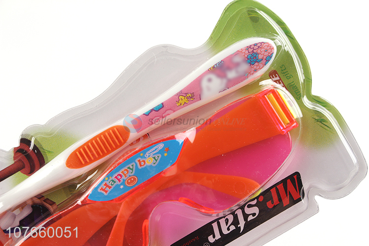 Most popular kids toothbrush with gift children toothbrush with sunglasses