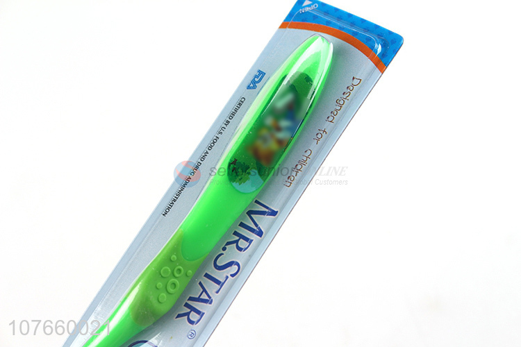 Good sale household children toothbrush kids toothbrush 3+ age