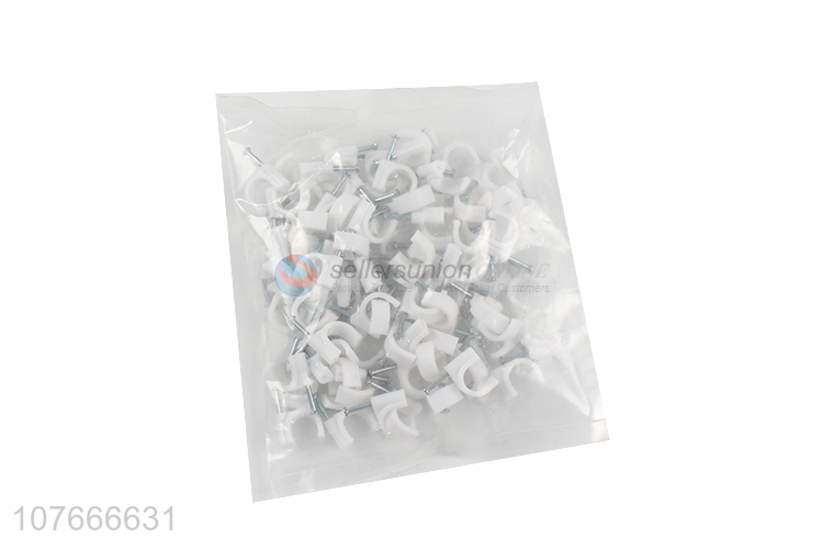 Hot sale cheap white cable clips with high quality