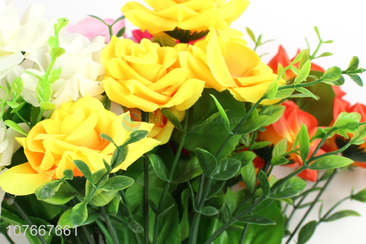 Wholesale Room Decoration Plastic Simulation Flowers Artificial Flower