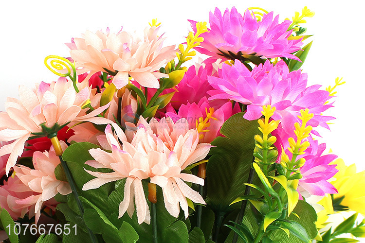 Good Sale Plastic Simulation Flowers Colorful Artificial Flower