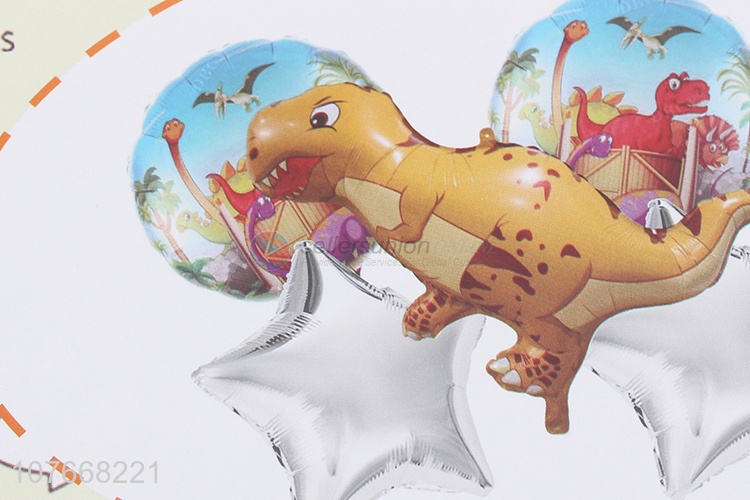 Wholesale round dinosaur aluminum film for children