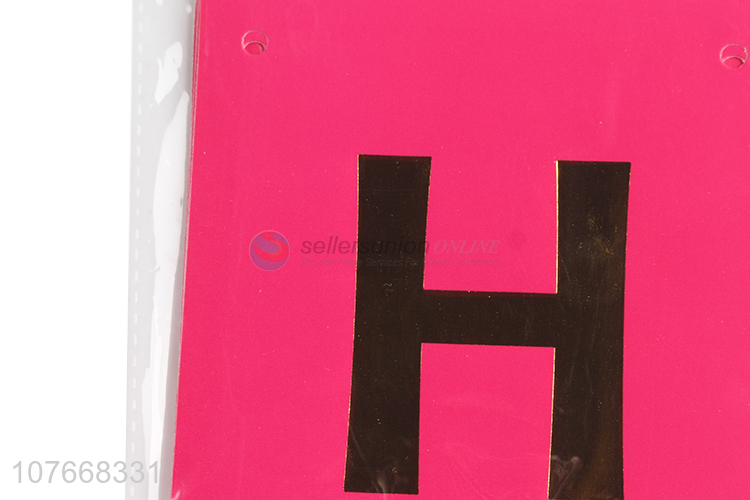 Wholesale paper birthday party decoration birthday banner