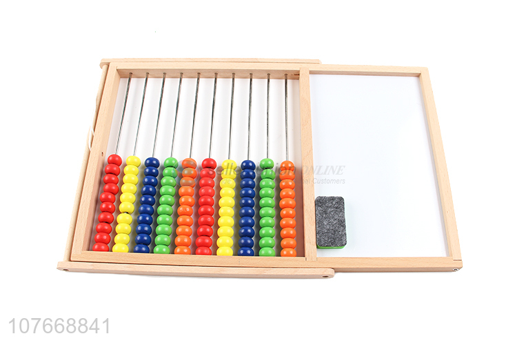 Good Quality 10 Rows Abacus Magnetic Drawing Board Multi Function Sketchpad Toy