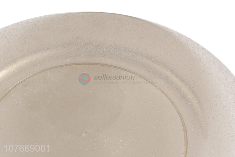 New style round fashion plastic plates with high quality