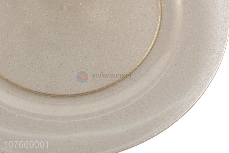 New style round fashion plastic plates with high quality