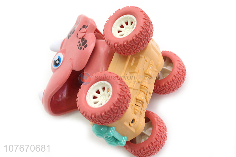 Wholesale educational toys push back dinosaur toy car for children