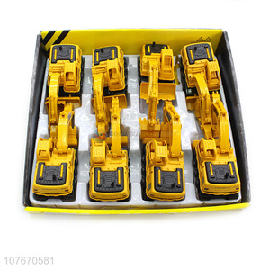 Factory wholesale children's plastic excavator inertial engineering vehicle toy excavator