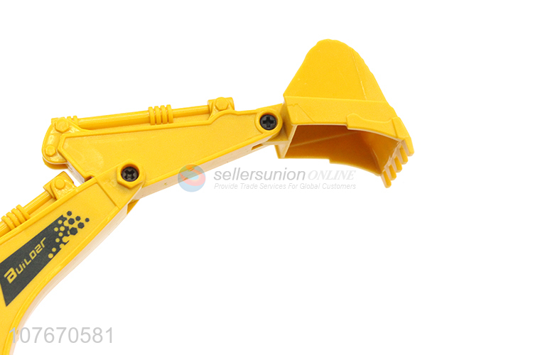 Factory wholesale children's plastic excavator inertial engineering vehicle toy excavator