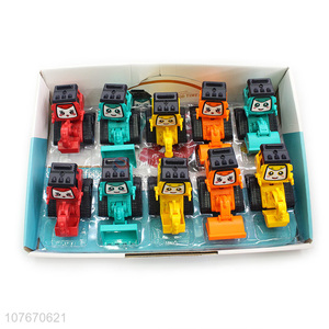 Wholesale children's plastic excavator inertial engineering vehicle cartoon excavator