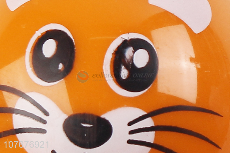 Wholesale student stationery cartoon ball shape plastic pencil sharpener