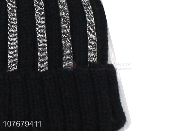 New Style Pompon Ball Knitted Beanie Hat Winter Warm Hat