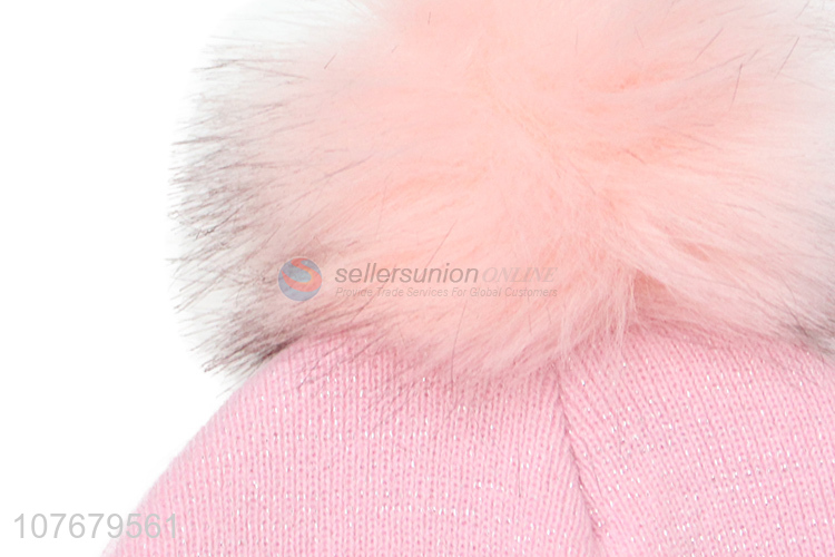 Hot Selling Winter Warm Knitted Hat Knit Beanie Hat For Women