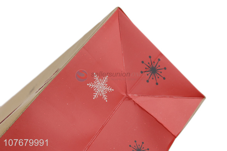 Popular red kraft paper gift bag gift gift packaging bag