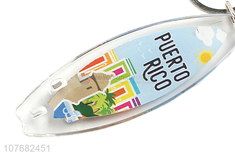 Hot products Puerto Rico souvenir key chain acrylic keychain