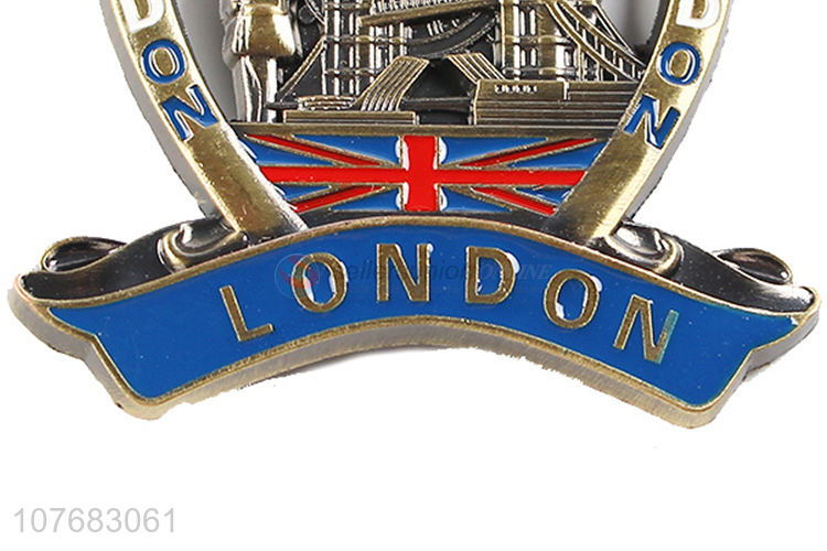 Newest decorative London souvenir metal fridge magnet fridge sticker