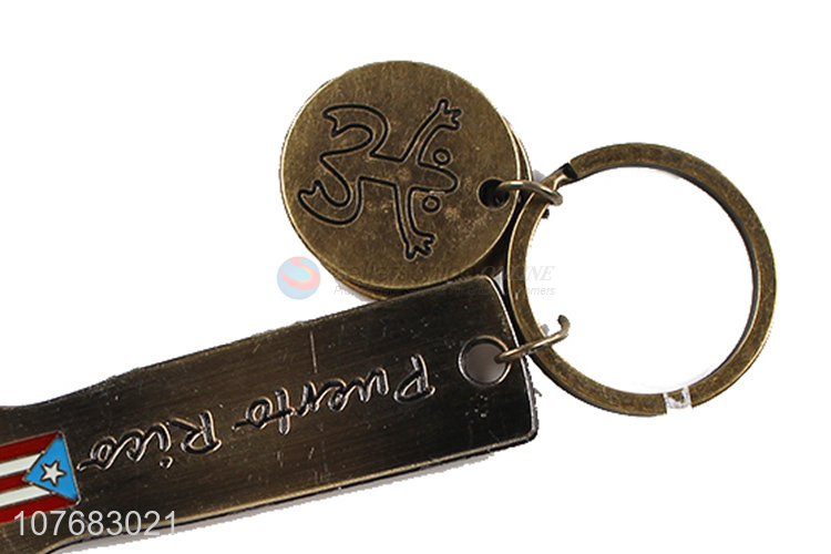 New design souvenir key chain metal keychain with opener