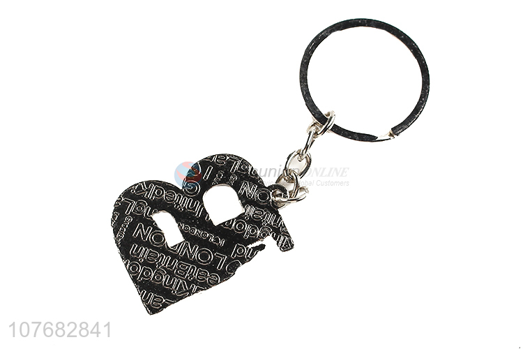 Factory price letter B key chain metal keyring for souvenir