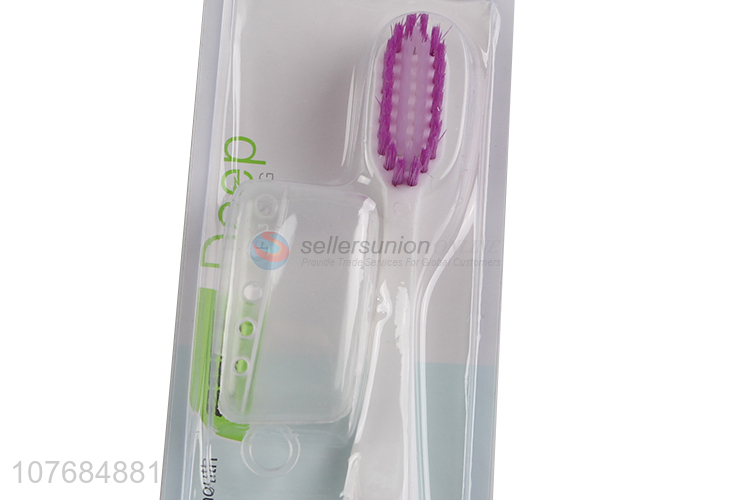 Wholesale travel home toothbrush with outdoor portable toothbrush box