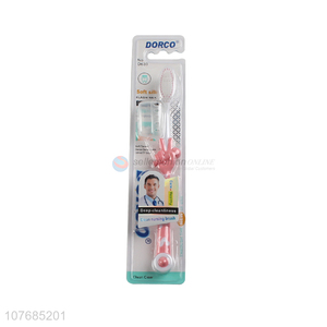 Design fashion singer icon toothbrush soft bristled adult toothbrush with toothbrush head cover