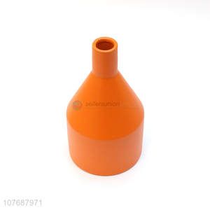 Wholesale Morandi Color Frosted Design Decoration Ceramic Vase