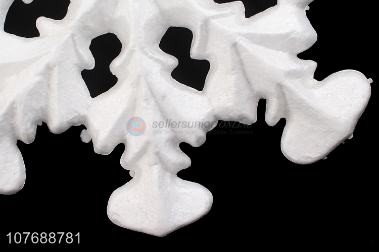 Hot sale eco-friendly diy foam snowflake for Christmas decoration