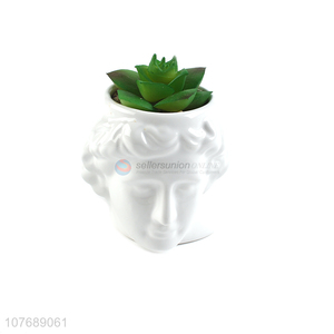 Art sculpture flower pot desktop home decoration succulent potted plant