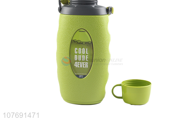 1360ml water bottle outdoor travel drinking bottle with strap