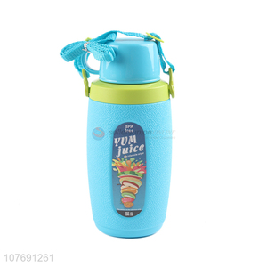 Promotional 860ml water bottle unbreakable drinking bottle with strap