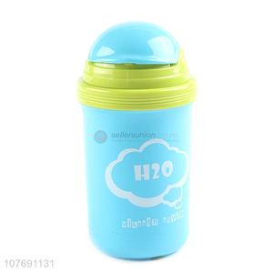 Good quality water bottle portable drinking bottle with straw