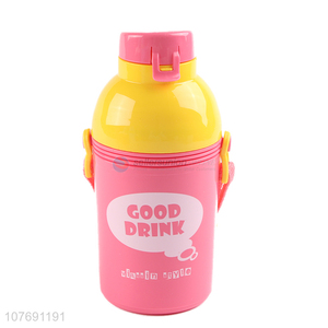 Factory price plastic water bottle drinking bottle with strap