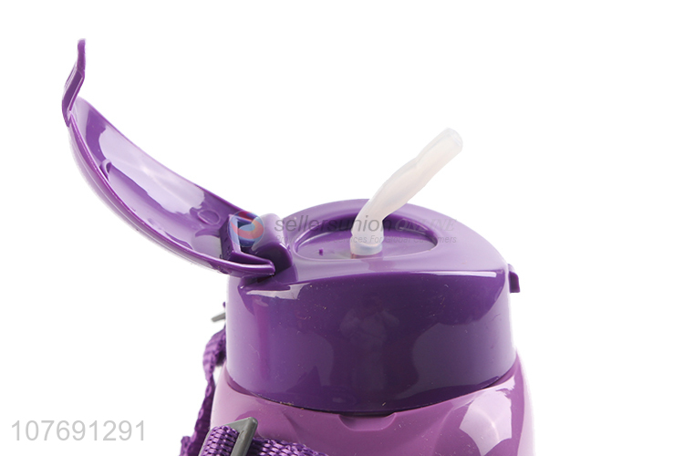 Excellent quality kids water bottle kettle with straw and strap