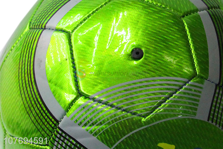 New design durable laser football soccer ball for match