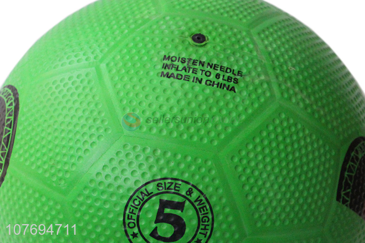 Low price durable rubber football soccer ball for match